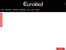 Tablet Screenshot of eurobed.nl
